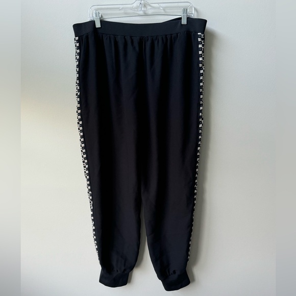 Ted Baker Joggers Saiin Side Panel Detail Women’s Size 5 US LG Navy - Picture 4 of 9